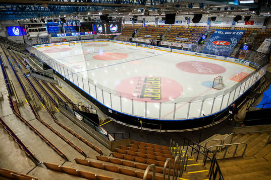 Interiör av Be-Ge Hockey Center