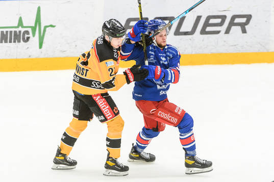 Luleås Nils Lundkvist och Oskarshamns Oliver Larsen
