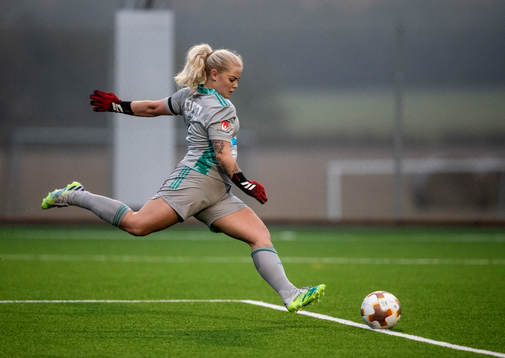 Sandvikens målvakt Tea Lundmark