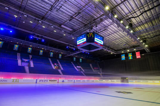 Hovet innan ishockeymatchen i SHL mellan Djurgården och