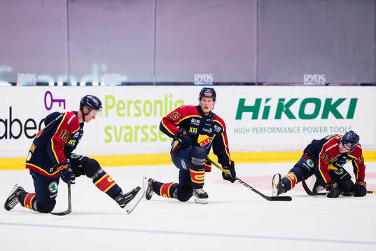 Djurgårdens Simon Johansson, Kalle Östman och Jesper