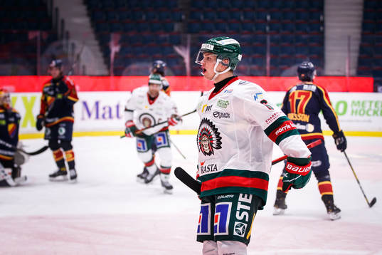 Frölundas Mattias Norlinder jublar