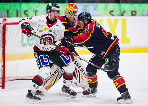 Frölundas Patrik Carlsson och Djurgårdens Michael Haga