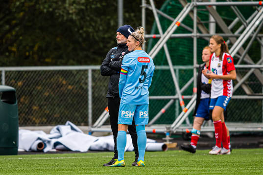 Thomas Dahle, head coach of Avaldsnes, and Robyn Elizabeth
