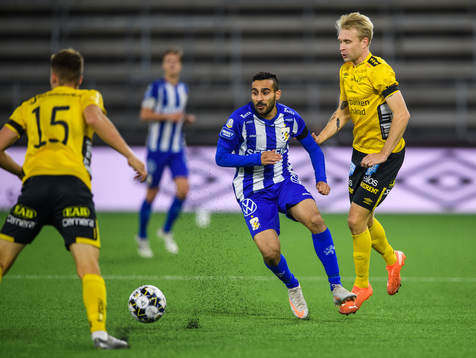 IFK Göteborg Sargon Abraham och Elfsborgs Johan Larsson