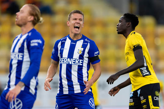 IFK Göteborg Pontus Wernbloom reagerar