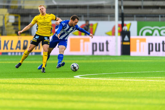 Elfsborgs Per Frick och IFK Göteborg Jakob Johansson