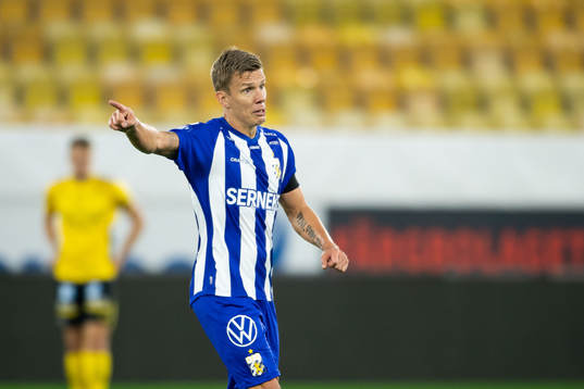 IFK Göteborg Pontus Wernbloom reagerar