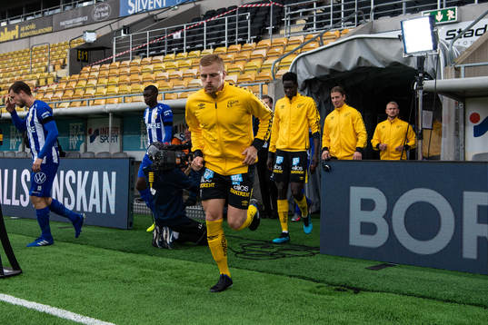 Elfsborgs spelare kommer ut till match