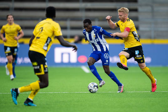 IFK Göteborgs Alhassan Yusuf Abdullahi och Elfsborgs