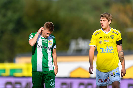 Hammarbys Aron Johansson deppar