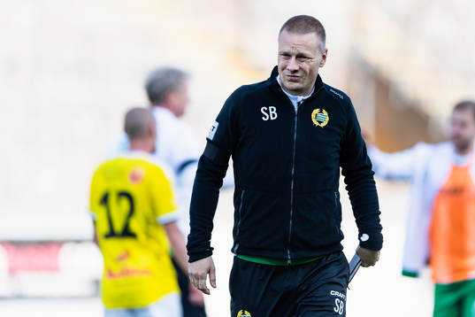 under fotbollsmatchen i Allsvenskan mellan Falkenberg och