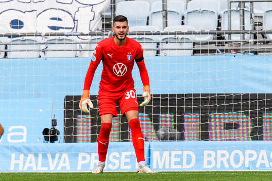 Malmö FFs målvakt Marko Johansson