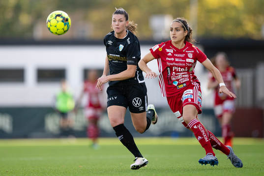 Göteborgs Pauline Hammarlund och Piteås Sejde Abrahamsson
