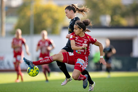 Göteborgs Pauline Hammarlund och Piteås Sejde Abrahamsson