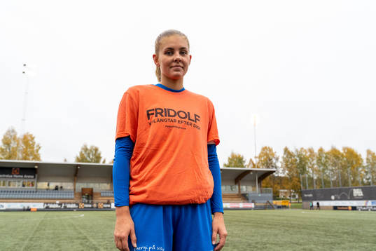 Sunnanås Sofia Lindmark har en tshirt med budskapet att de