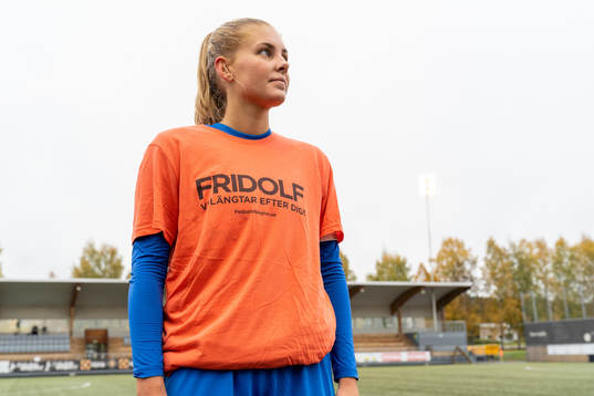 Sunnanås Sofia Lindmark har en tshirt med budskapet att de