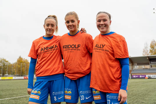 Sunnanås Ellen Maund, Sofia Lindmark och Akuliina Korhonen