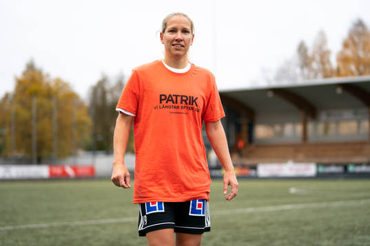 Mallbackens Frida Broström har en tshirt med budskapet att