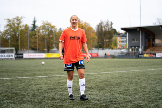 Mallbackens Frida Broström har en tshirt med budskapet att