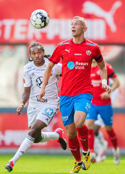 Östersunds Francis Jon-Baptiste och Helsingborgs Jakob