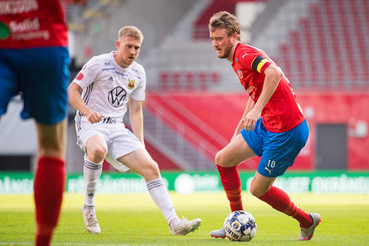 Helsingborgs Rasmus Jönsson och Östersunds Simon Kroon