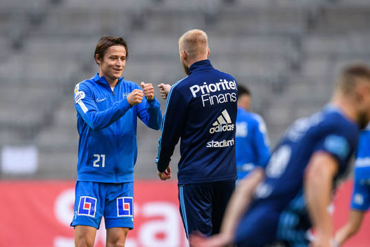 IFK Norrköpings Simon Thern och Djurgårdens Kalle Holmberg