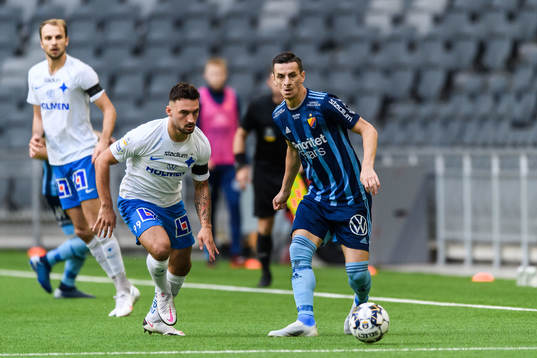IFK Norrköpings Sead Haksabanovic och Djurgårdens Haris