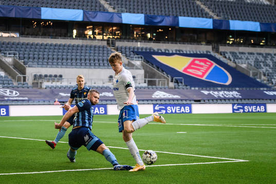 Djurgårdens Jesper Karlström och IFK Norrköpings Isak