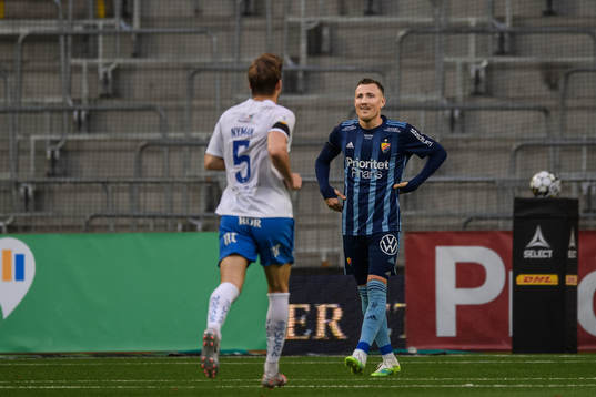 Djurgårdens Fredrik Ulvestad deppar