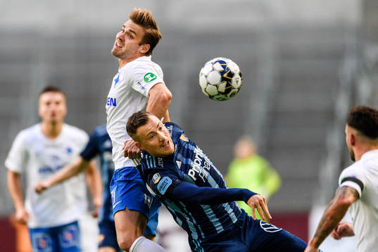 IFK Norrköpings Christoffer Nyman och Djurgårdens Fredrik