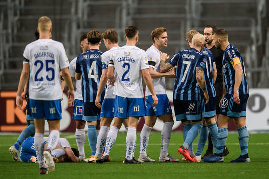 Spelarna i dispyt