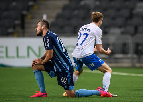 Djurgårdens Emir Kujovic deppar och IFK Norrköpings Isak