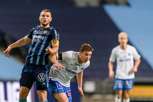 Djurgårdens Jesper Karlström och IFK Norrköpings
