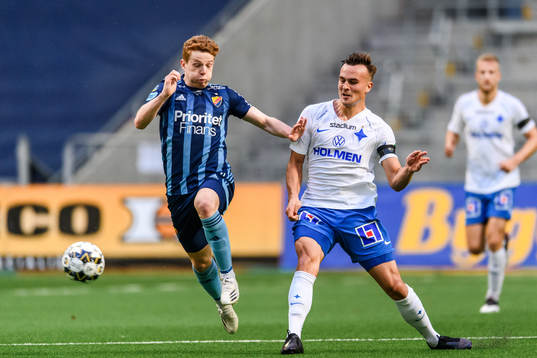 Djurgårdens Aslak Witry och IFK Norrköpings Henrik