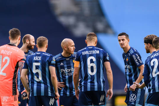 Djurgårdens Magnus Eriksson och Haris Radetinac