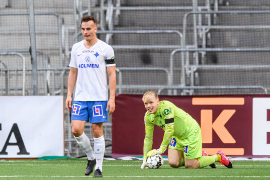 IFK Norrköpings målvakt Isak Pettersson