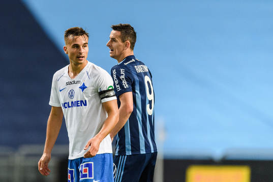 IFK Norrköpings Henrik Castegren och Djurgårdens Haris