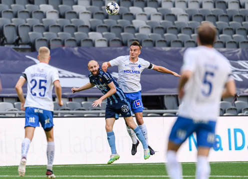 Djurgårdens Curtis Edwards och IFK Norrköpings Henrik