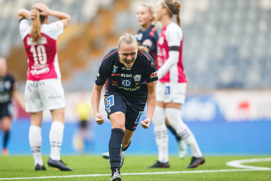 Linköpings Frida Leonhardsen Maanum jublar