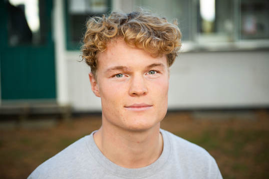 Freddie Brorsson innan en träning med Österlen FF