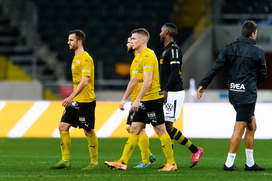 Mjällbys spelare deppar