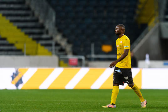 Mjällbys Moses Ogbu deppar