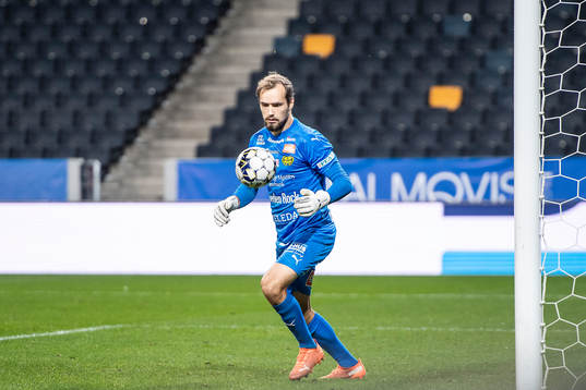 Mjällbys målvakt Carl-Johan Eriksson