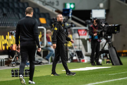 Mjällbys tränare Marcus Lantz