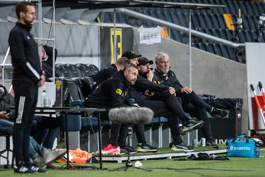 Mjällbys tränare Marcus Lantz
