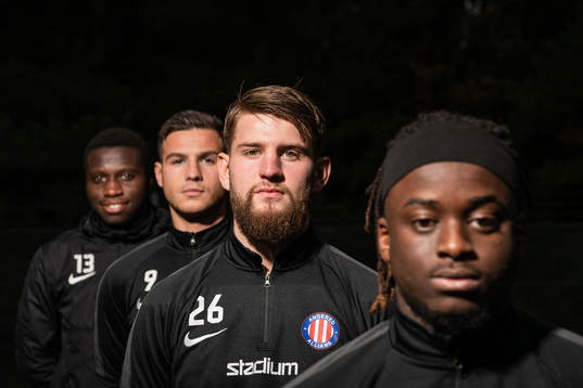 Sabarr Janneh, Haris Avdiu, målvakt Anton Capaldi och