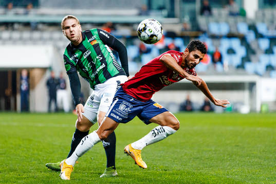 GAIS Charlie Weberg och Örgrytes Ailton Jose Almeida