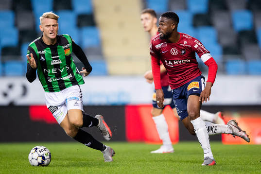 GAIS Joackim Åberg och Örgrytes Abdoul Razak