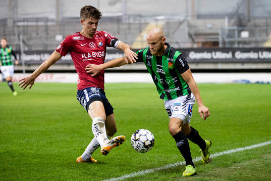 Örgrytes Daniel Paulsson och GAIS Niclas Andersén